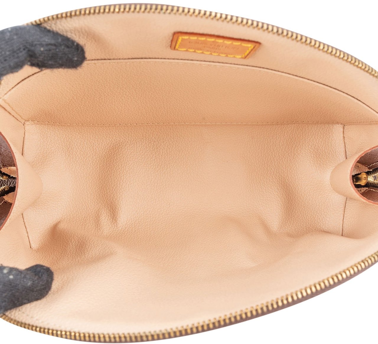 Louis Vuitton Louis Vuitton Monogram Canvas Trousse Demi Ronde Pouch Bruin