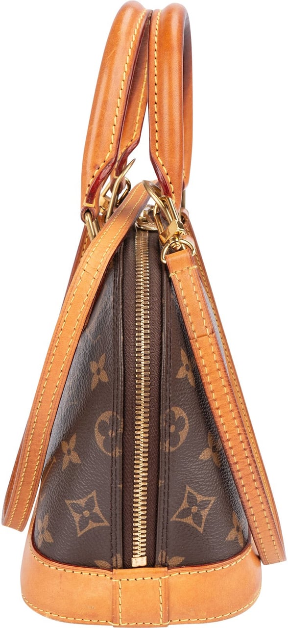 Louis Vuitton Louis Vuitton Monogram Canvas Alma BB Handbag Bruin