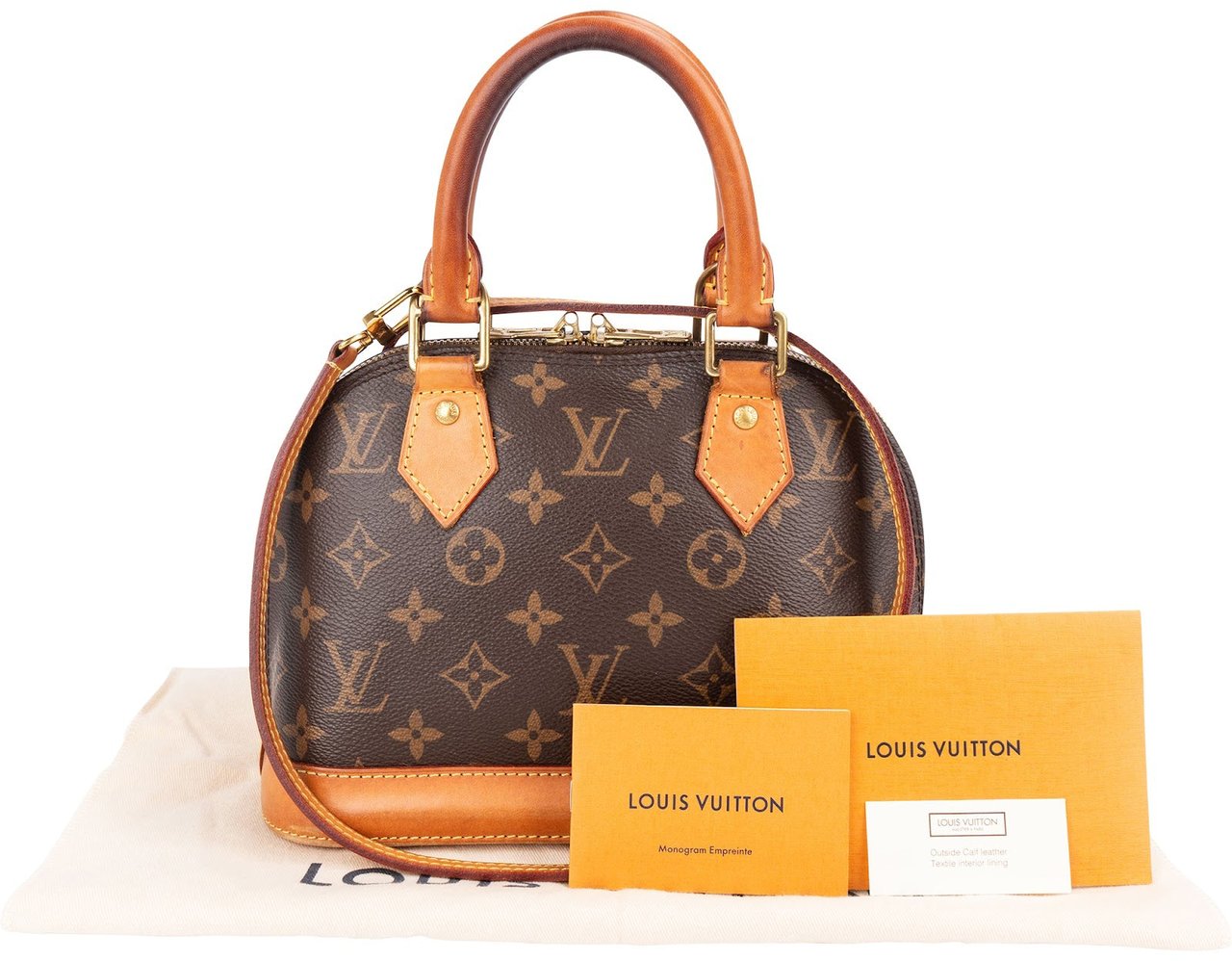 Louis Vuitton Louis Vuitton Monogram Canvas Alma BB Handbag Bruin