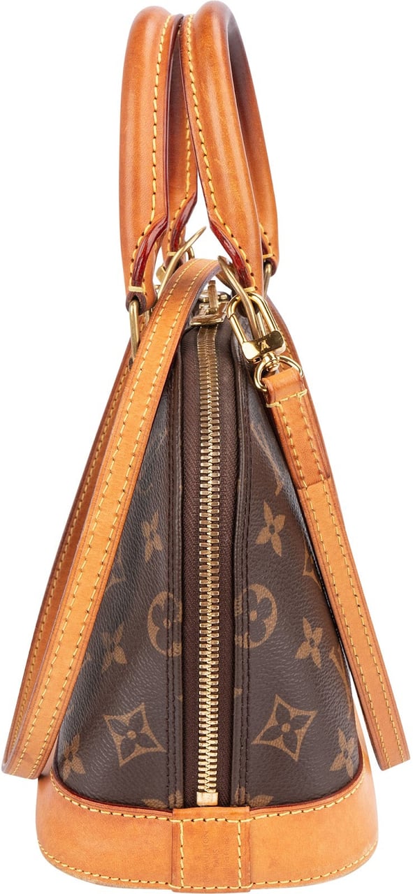 Louis Vuitton Louis Vuitton Monogram Canvas Alma BB Handbag Bruin