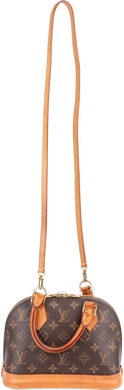 Louis Vuitton Louis Vuitton Monogram Canvas Alma BB Handbag Bruin