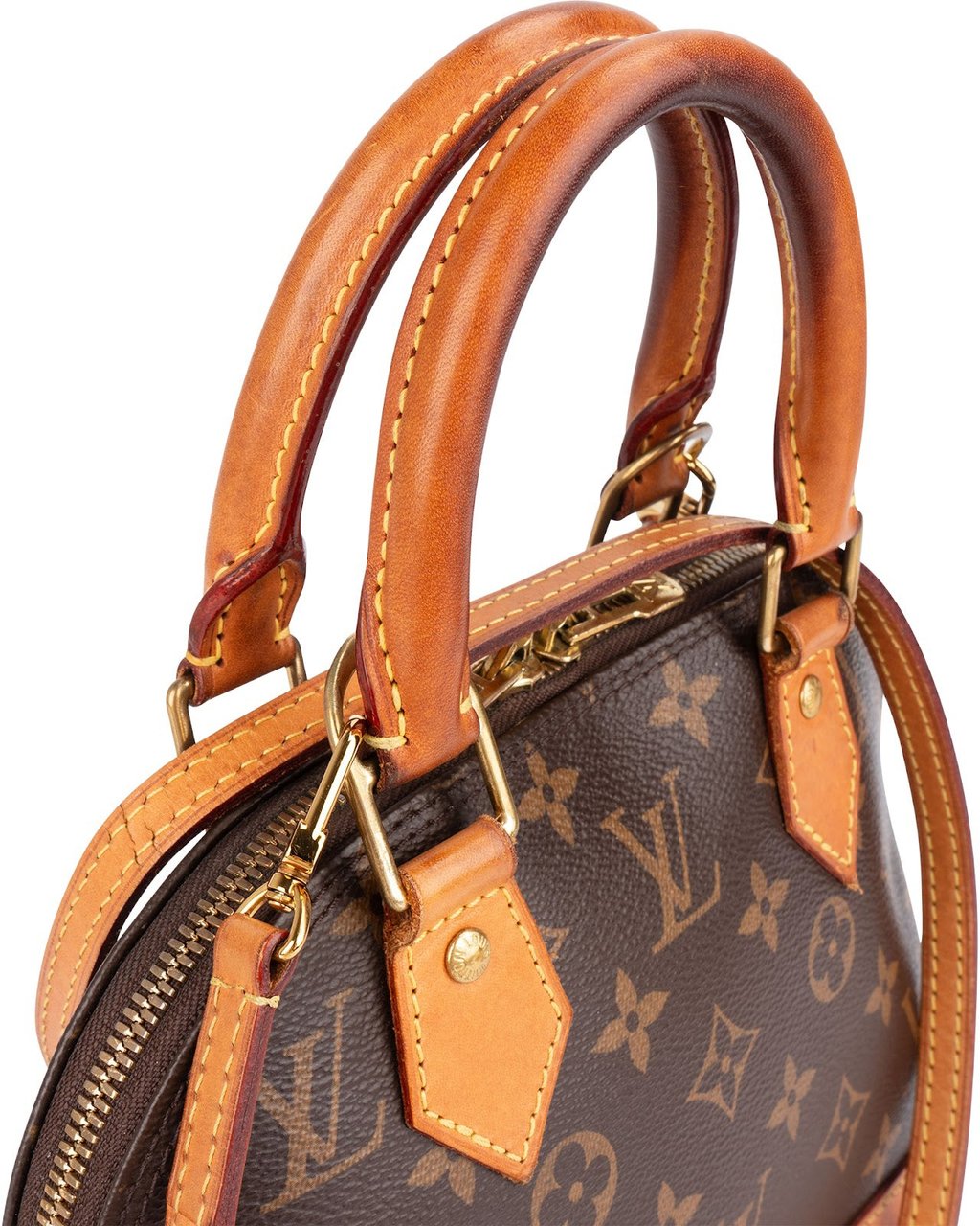Louis Vuitton Louis Vuitton Monogram Canvas Alma BB Handbag Bruin