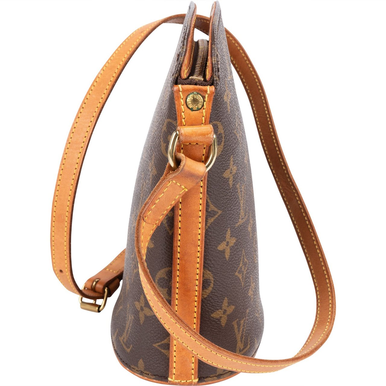 Louis Vuitton Louis Vuitton Monogram Canvas Drouot Crossbody Bag Bruin