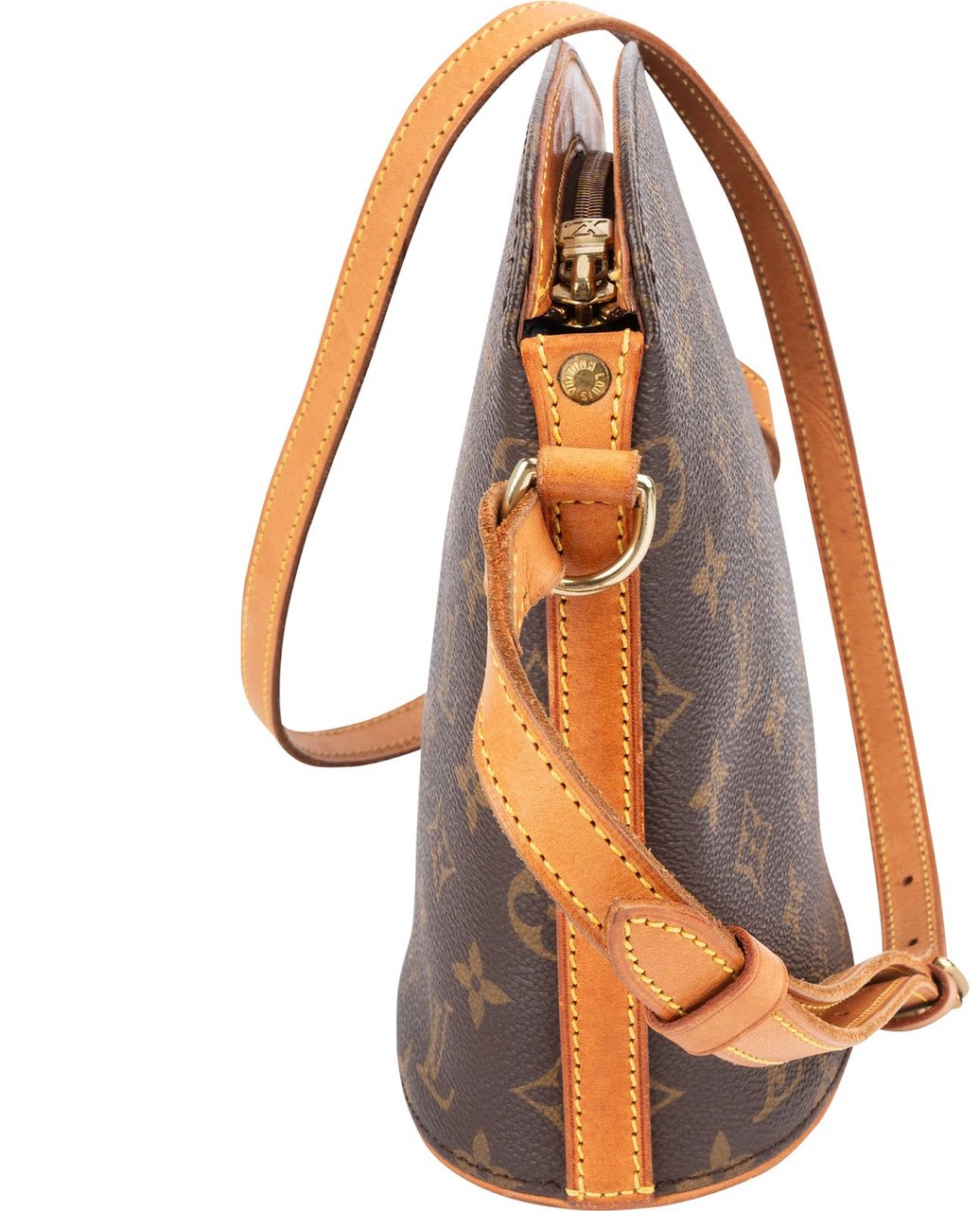 Louis Vuitton Louis Vuitton Monogram Canvas Drouot Crossbody Bag Bruin