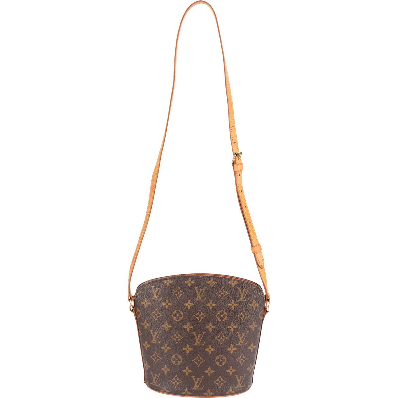 Louis Vuitton Louis Vuitton Monogram Canvas Drouot Crossbody Bag Bruin