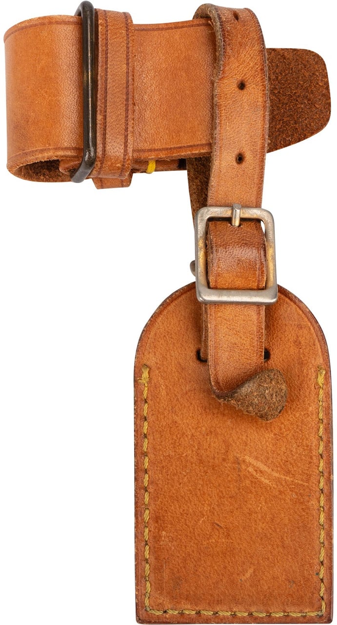 Louis Vuitton Louis Vuitton Vachetta Leather Luggage Tag Set Bruin