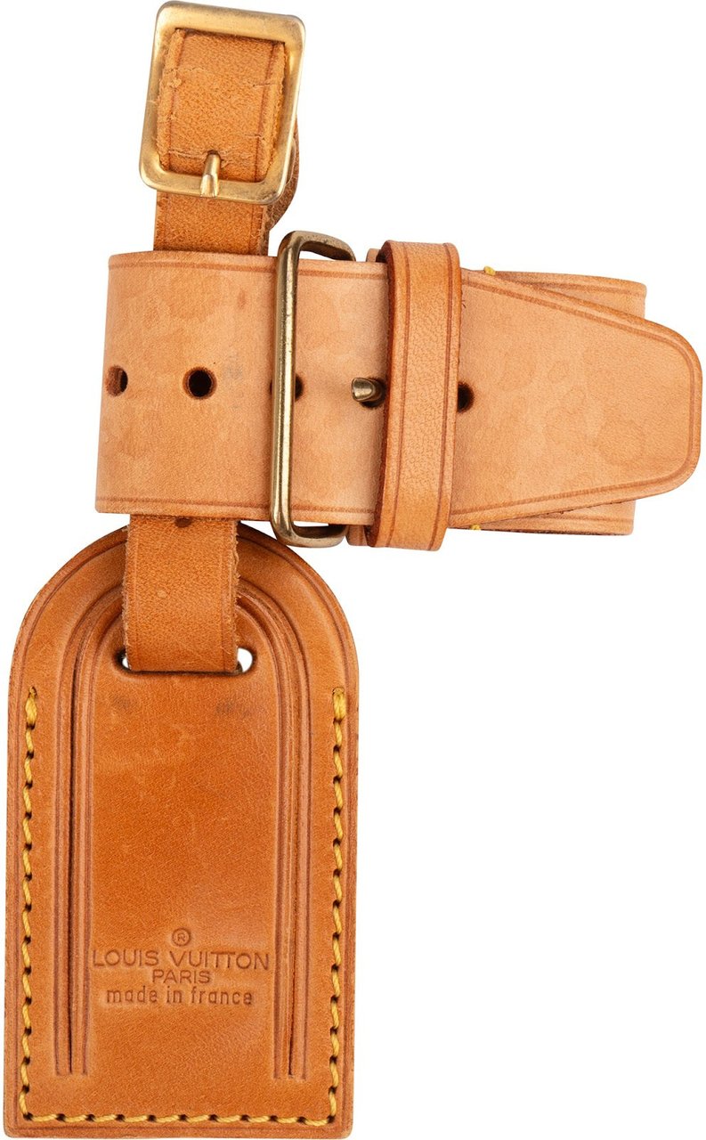 Louis Vuitton Louis Vuitton Vachetta Leather Luggage Tag Set Divers