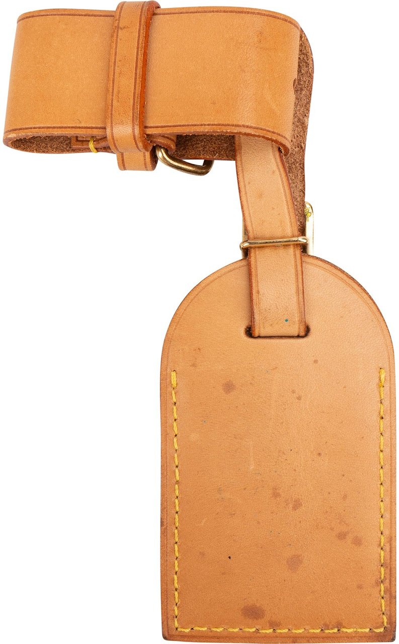 Louis Vuitton Louis Vuitton Vachetta Leather Luggage Tag Set Bruin