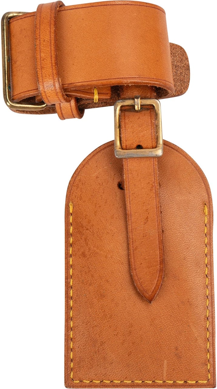 Louis Vuitton Vachetta Leather Luggage Tag Set Bruin