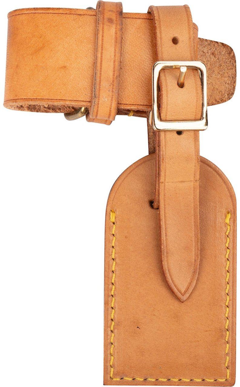 Louis Vuitton Vachetta Leather Luggage Tag Set Bruin