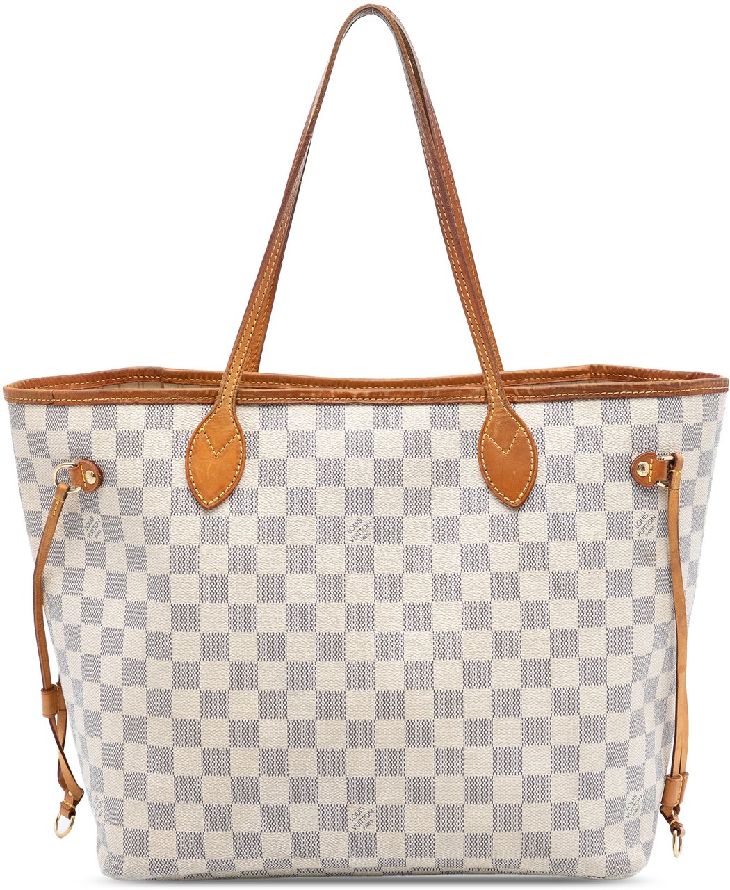Louis Vuitton Damier Azur Neverfull MM Wit