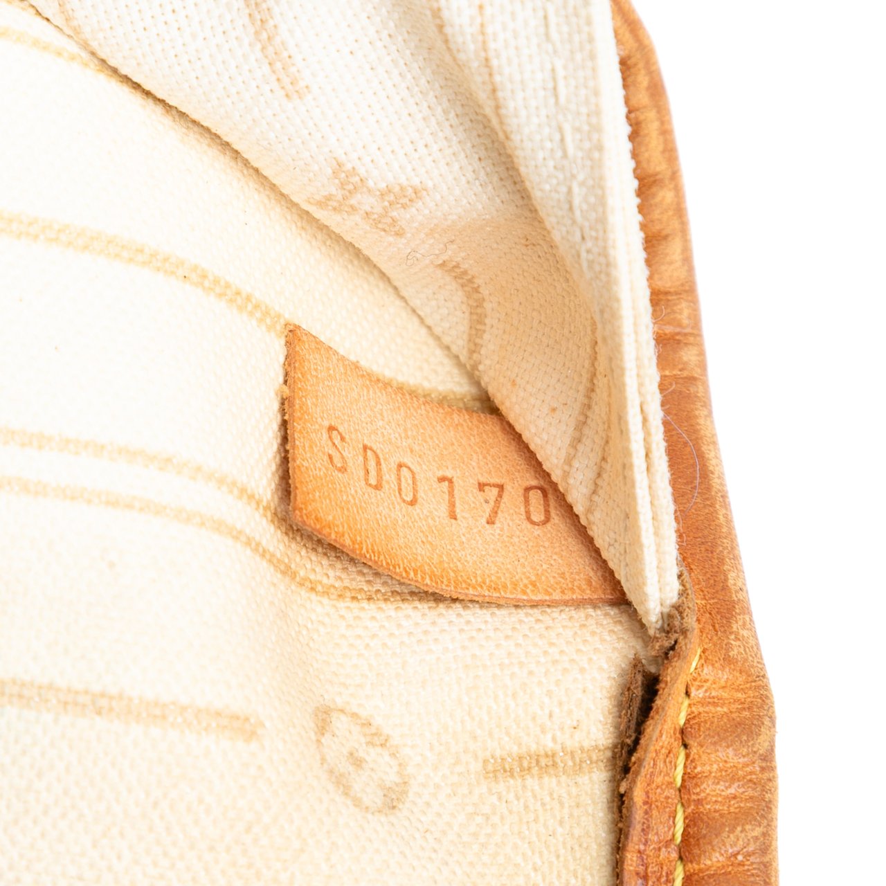 Louis Vuitton Damier Azur Neverfull MM Wit