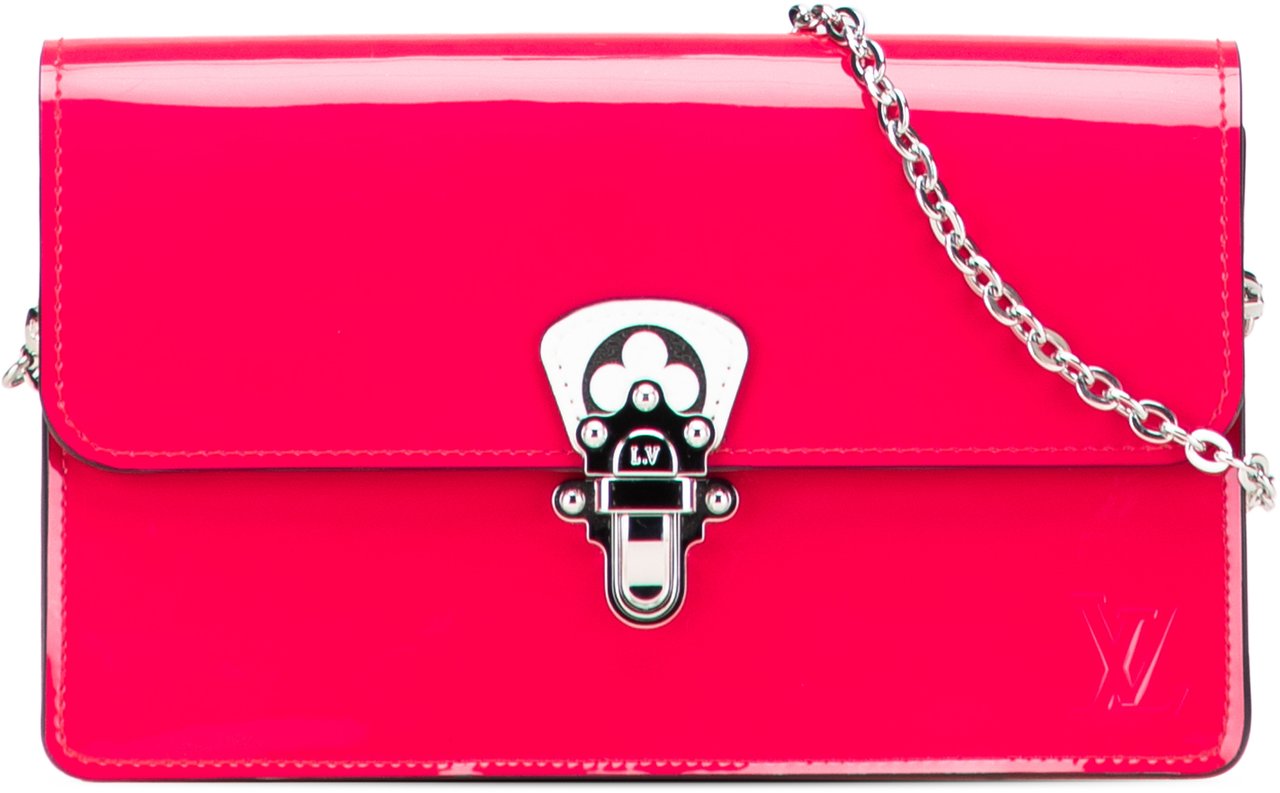 Louis Vuitton Portefeuille Cherrywood Wallet On Chain Roze