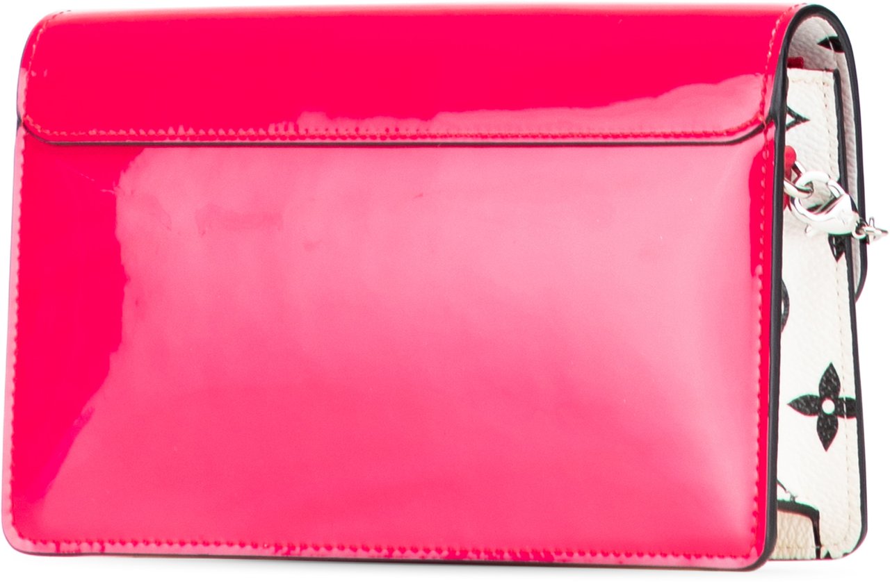 Louis Vuitton Portefeuille Cherrywood Wallet On Chain Roze