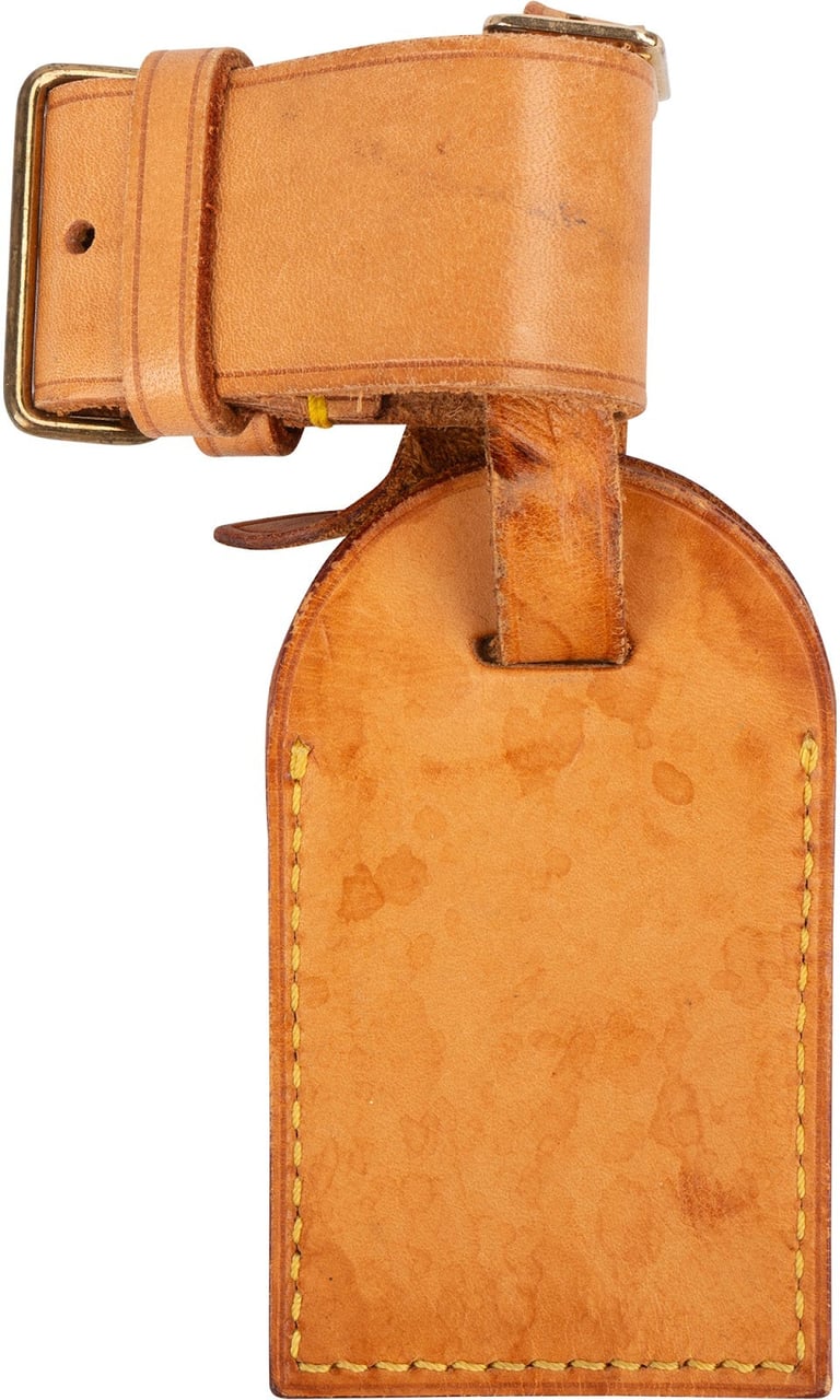 Louis Vuitton Vachetta Leather Luggage Tag Set Bruin