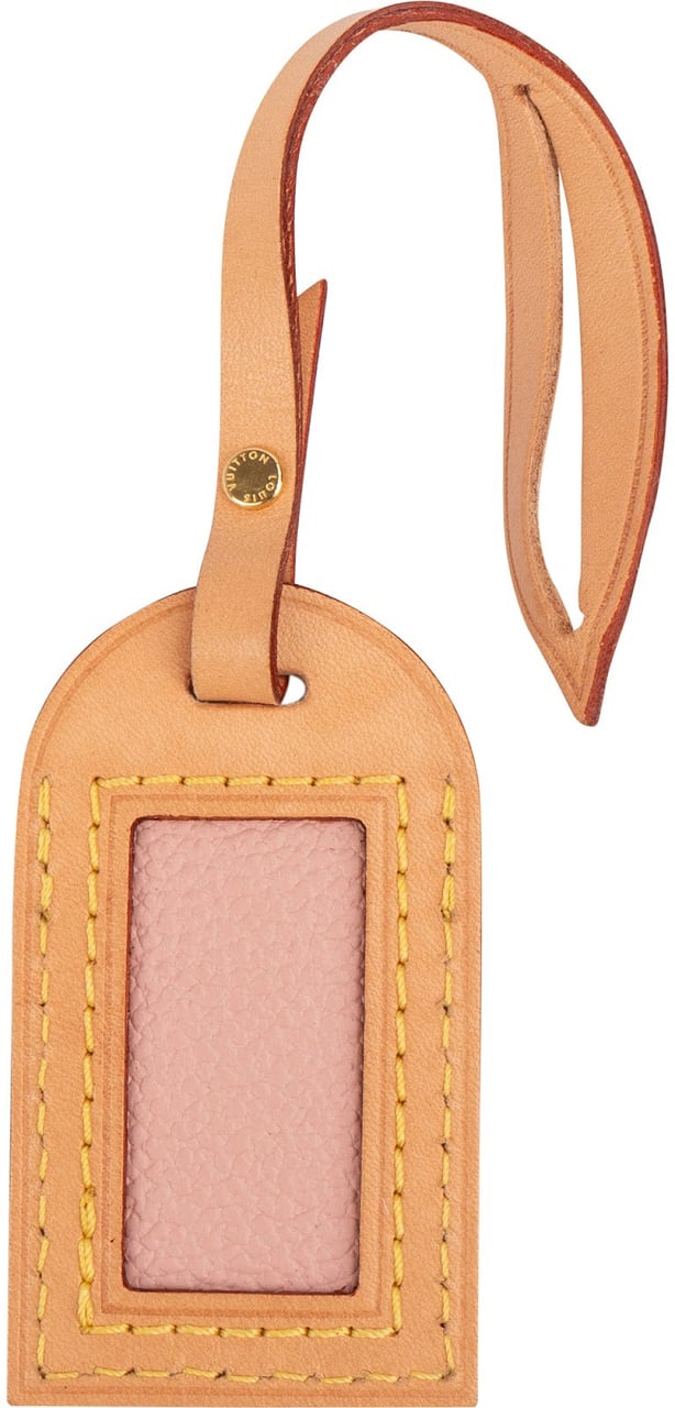 Louis Vuitton Louis Vuitton Vachetta Leather Luggage Tag (RIE) Neutraal