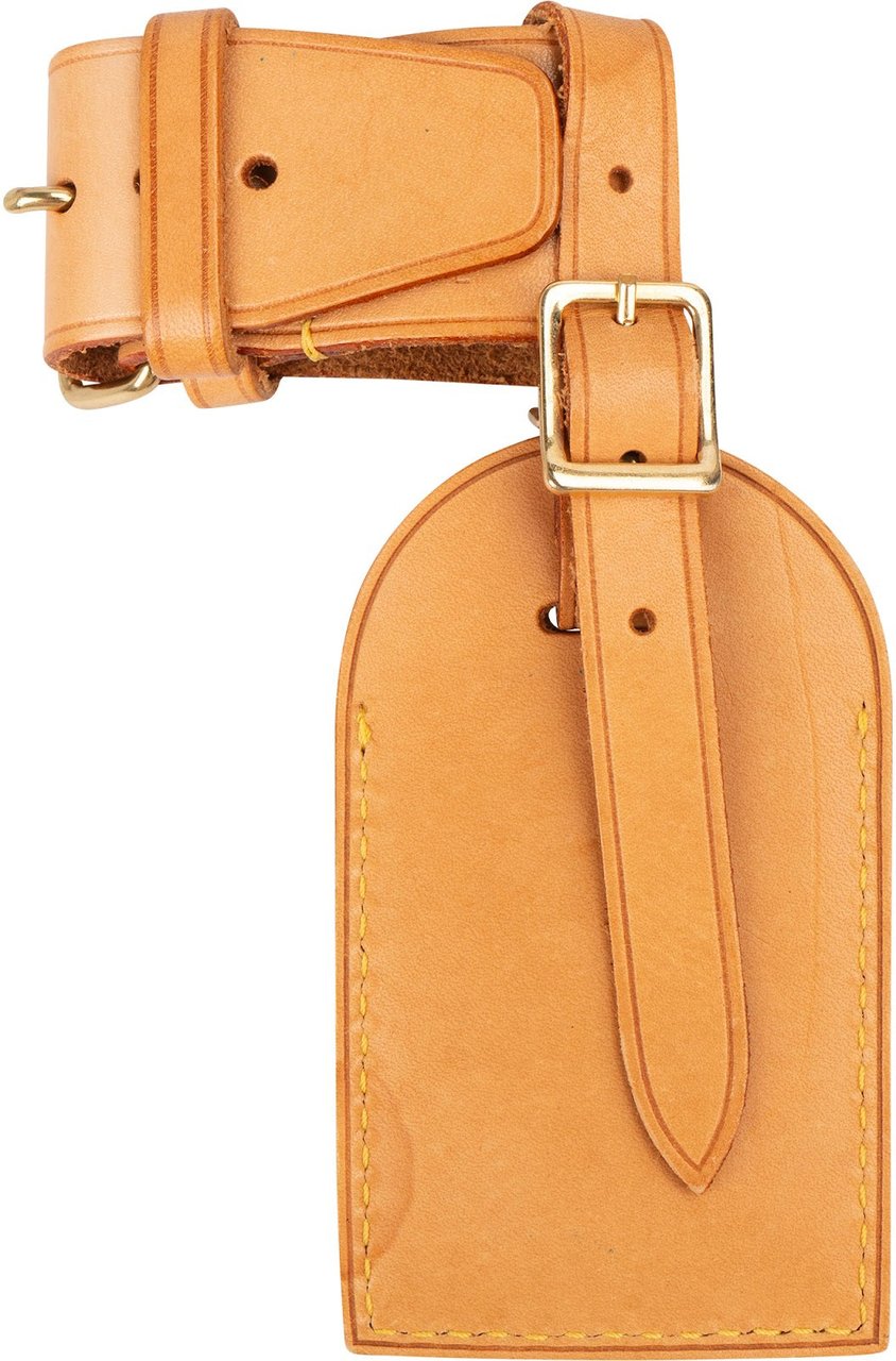 Louis Vuitton Vachetta Leather Luggage Tag Set Bruin