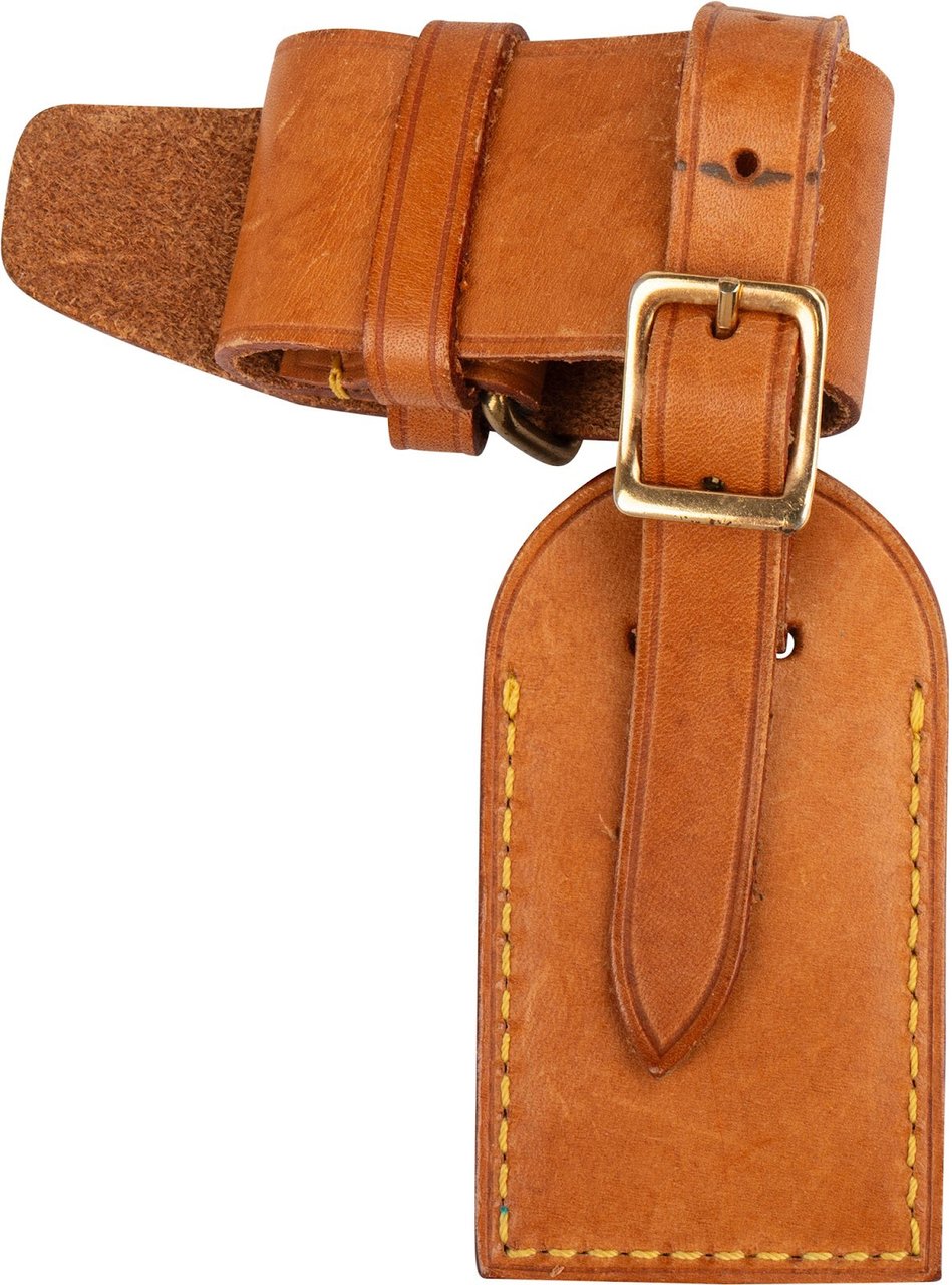 Louis Vuitton Louis Vuitton Vachetta Leather Luggage Tag Set Bruin