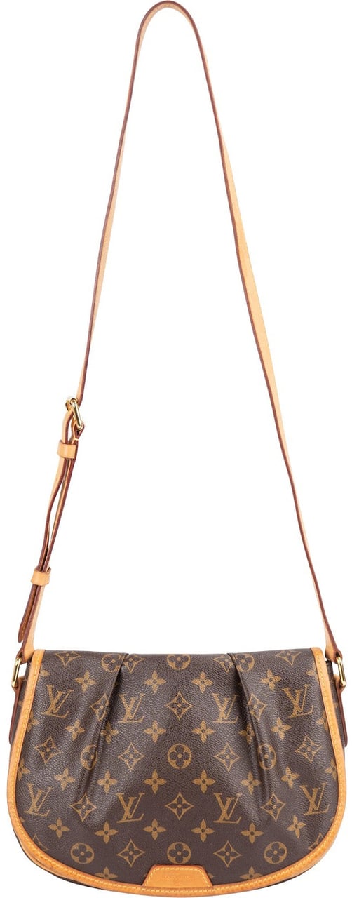 Louis Vuitton Louis Vuitton Monogram Canvas Menilmontant PM Crossbody Bag Bruin