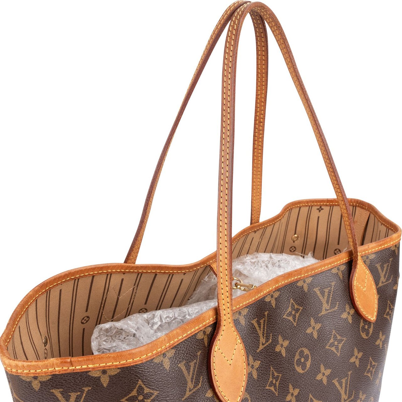 Louis Vuitton Louis Vuitton Monogram Canvas Neverfull MM Shoulder Bag Bruin