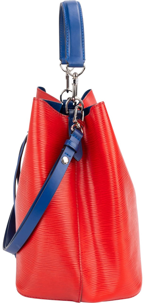 Louis Vuitton Louis Vuitton Bicolor Epi Leather NéoNoé Crossbody Bag Rood