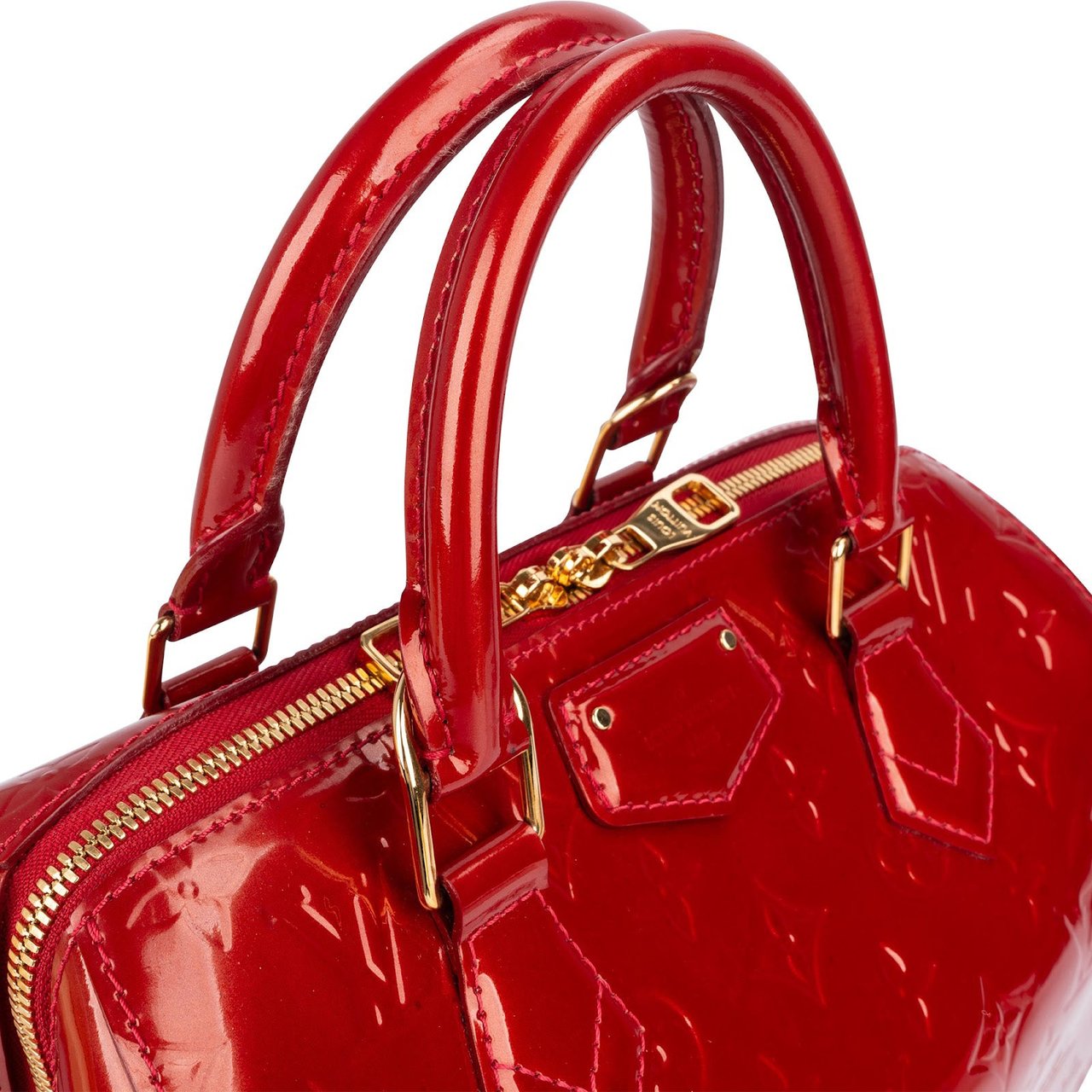 Louis Vuitton Louis Vuitton Monogram Vernis Montana Handbag Rood