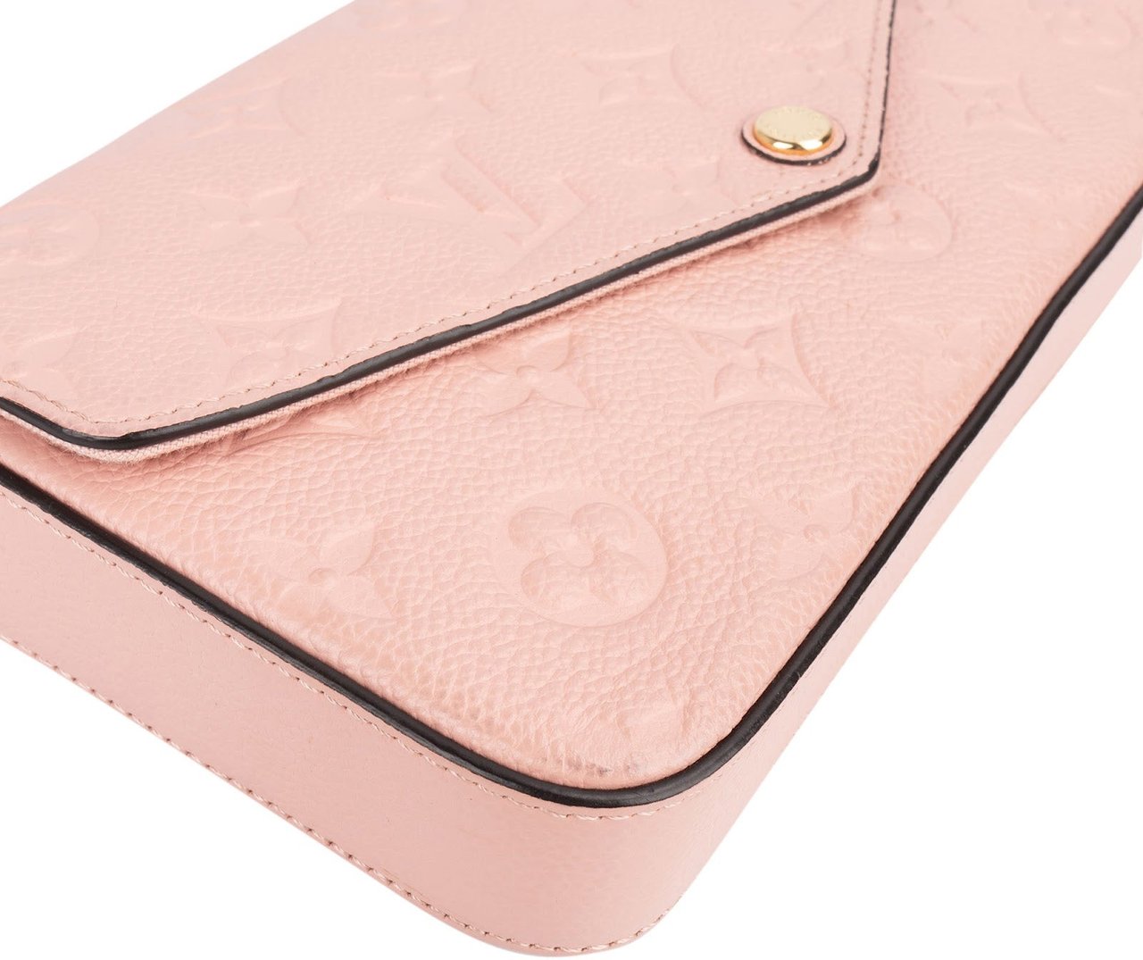 Louis Vuitton Louis Vuitton Monogram Empreinte Leather Félicie Pochette Crossbody Bag Rood