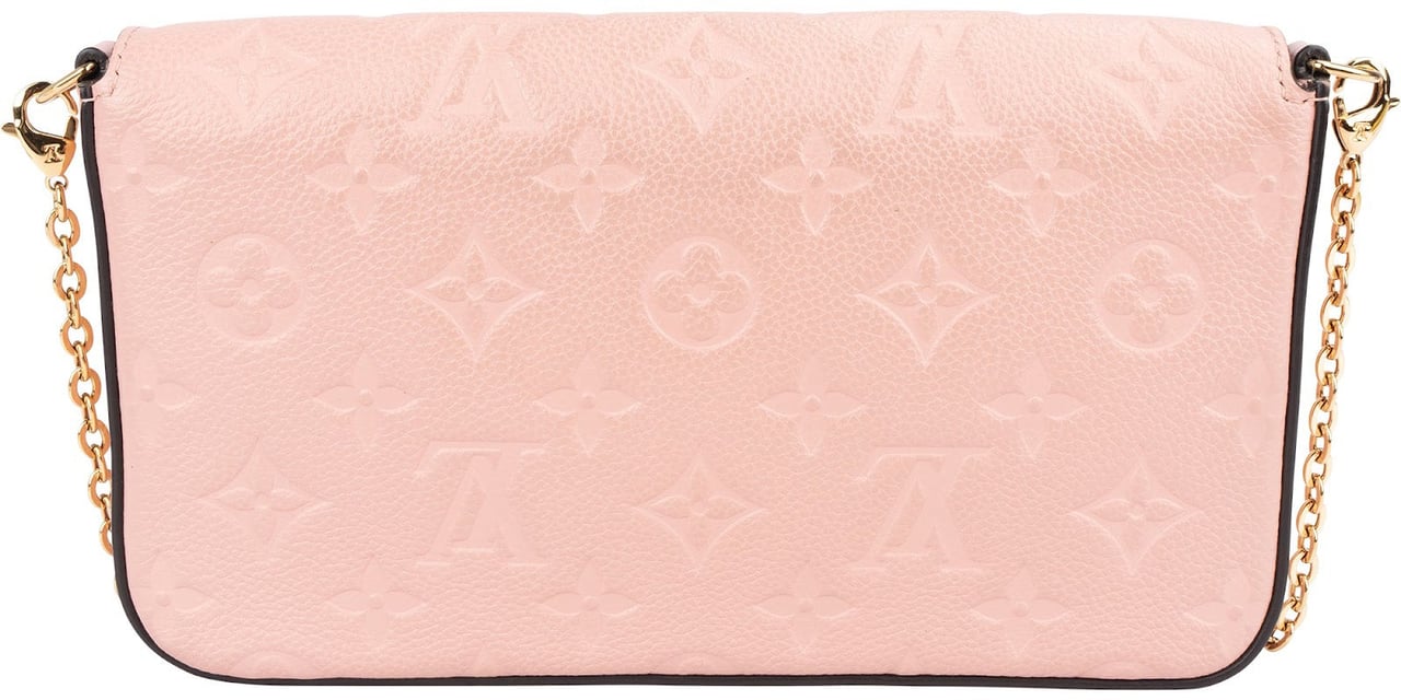 Louis Vuitton Louis Vuitton Monogram Empreinte Leather Félicie Pochette Crossbody Bag Rood