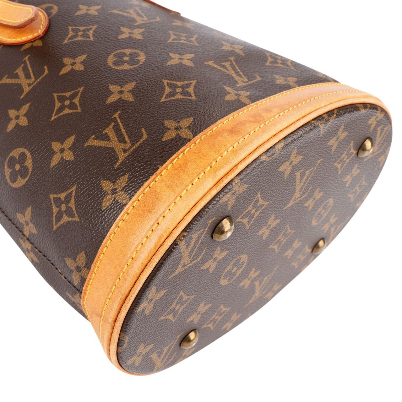 Louis Vuitton Louis Vuitton Monogram Canvas Bucket PM Shoulder Bag Bruin