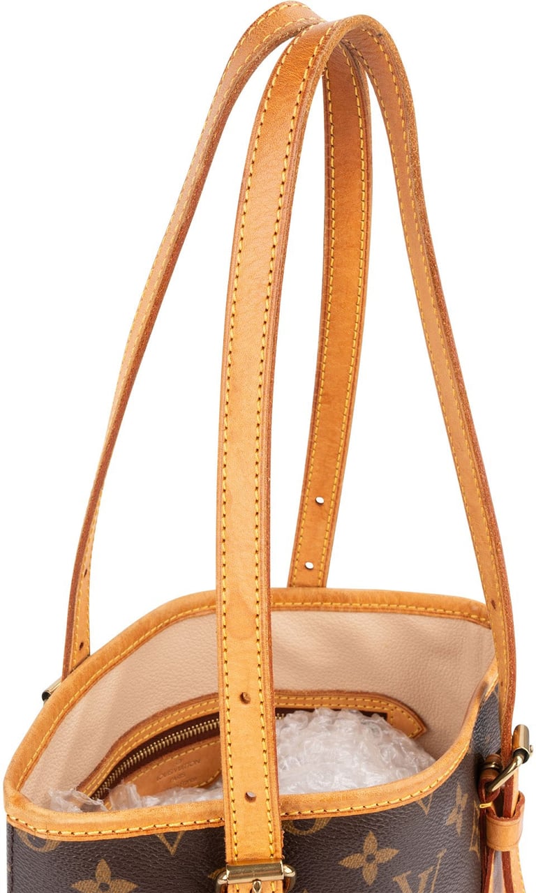Louis Vuitton Louis Vuitton Monogram Canvas Bucket PM Shoulder Bag Bruin