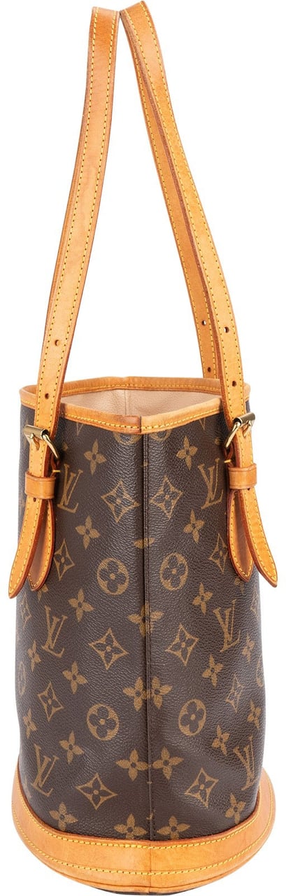 Louis Vuitton Louis Vuitton Monogram Canvas Bucket PM Shoulder Bag Bruin