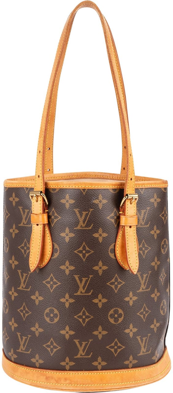 Louis Vuitton Louis Vuitton Monogram Canvas Bucket PM Shoulder Bag Bruin