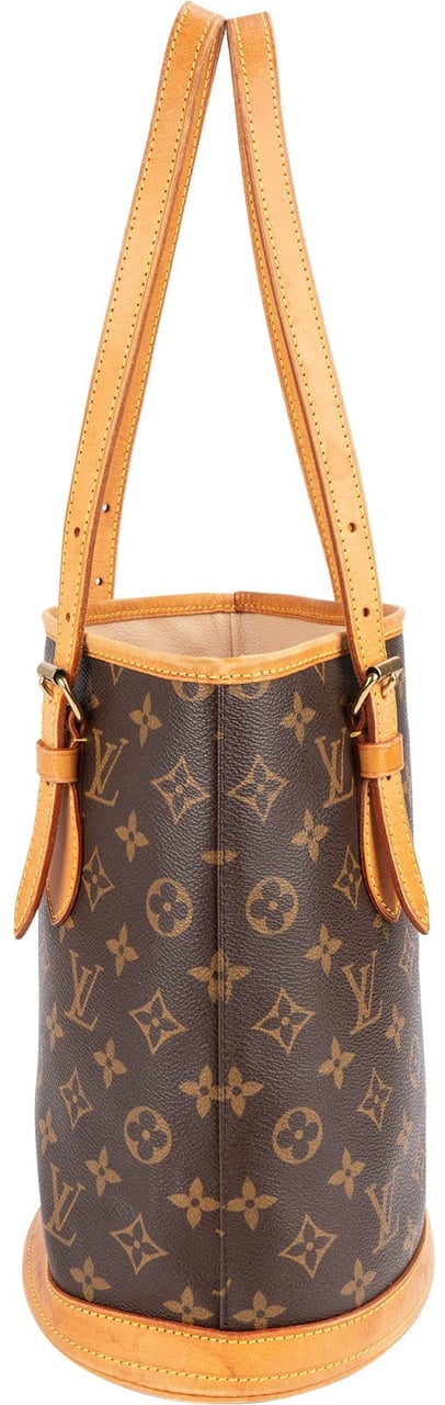 Louis Vuitton Louis Vuitton Monogram Canvas Bucket PM Shoulder Bag Bruin