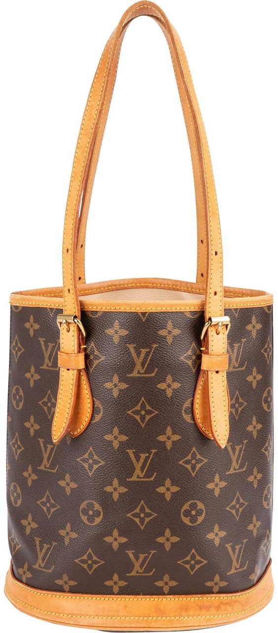 Louis Vuitton Louis Vuitton Monogram Canvas Bucket PM Shoulder Bag Bruin