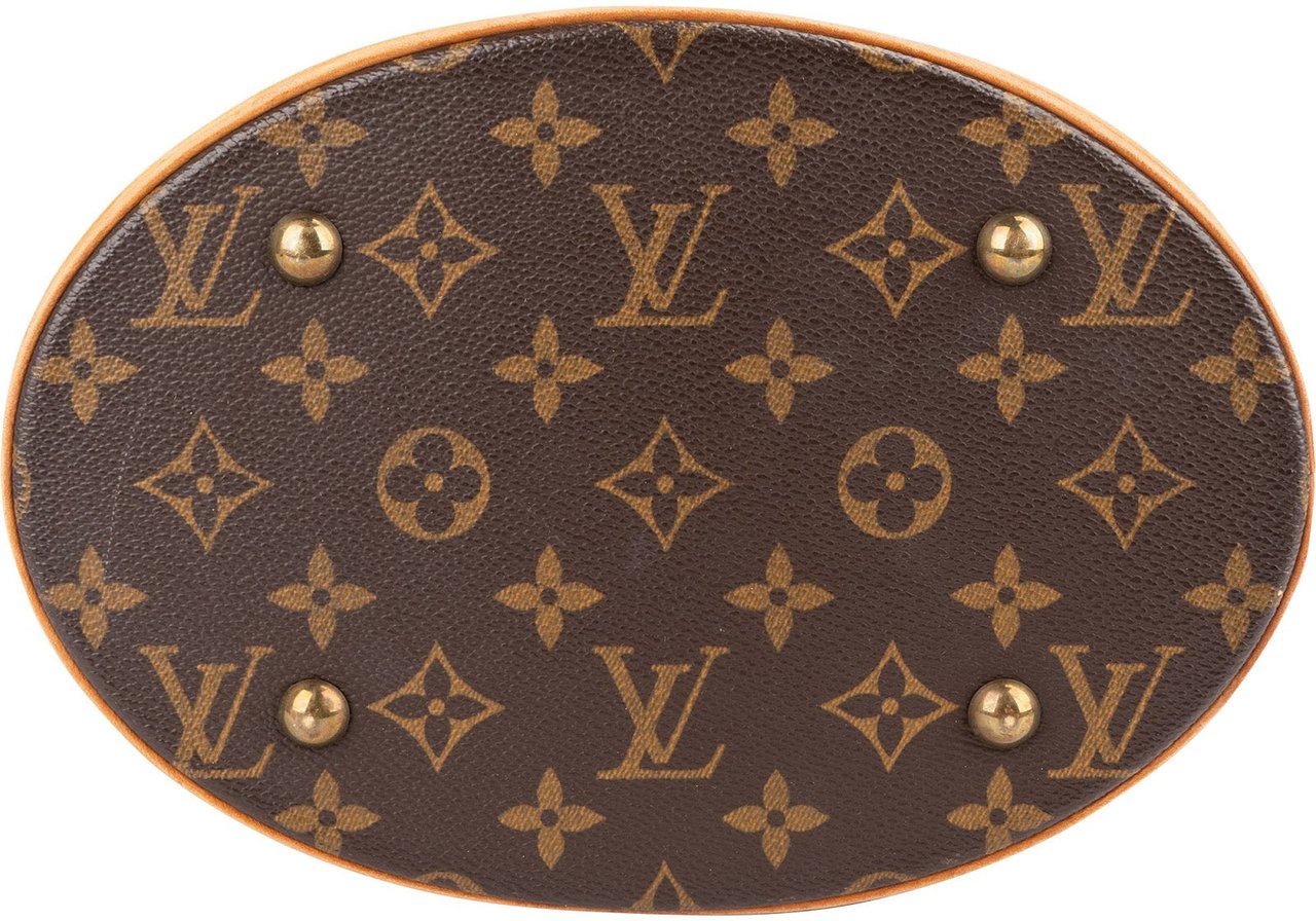 Louis Vuitton Louis Vuitton Monogram Canvas Bucket PM Shoulder Bag Bruin