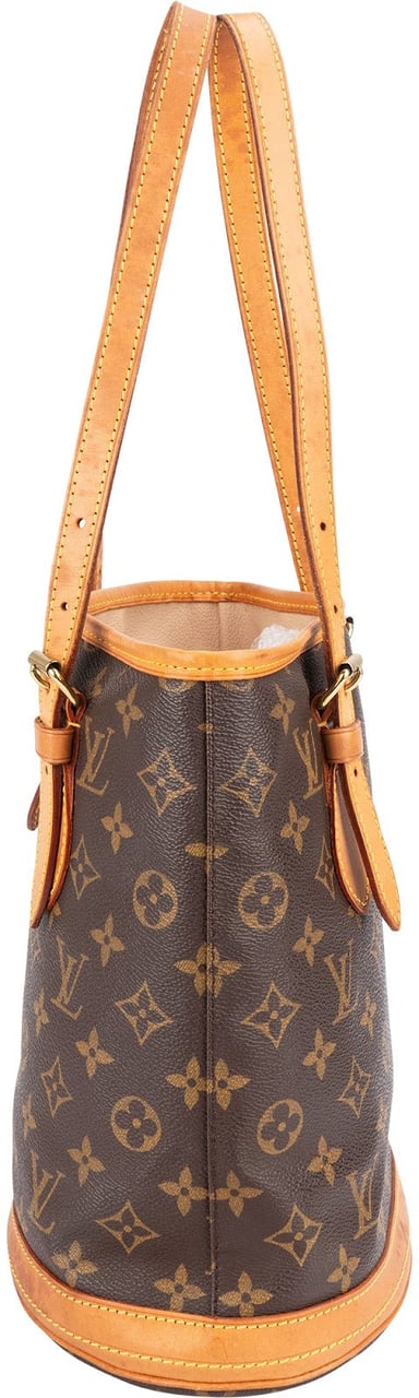Louis Vuitton Louis Vuitton Monogram Canvas Bucket PM Shoulder Bag Bruin
