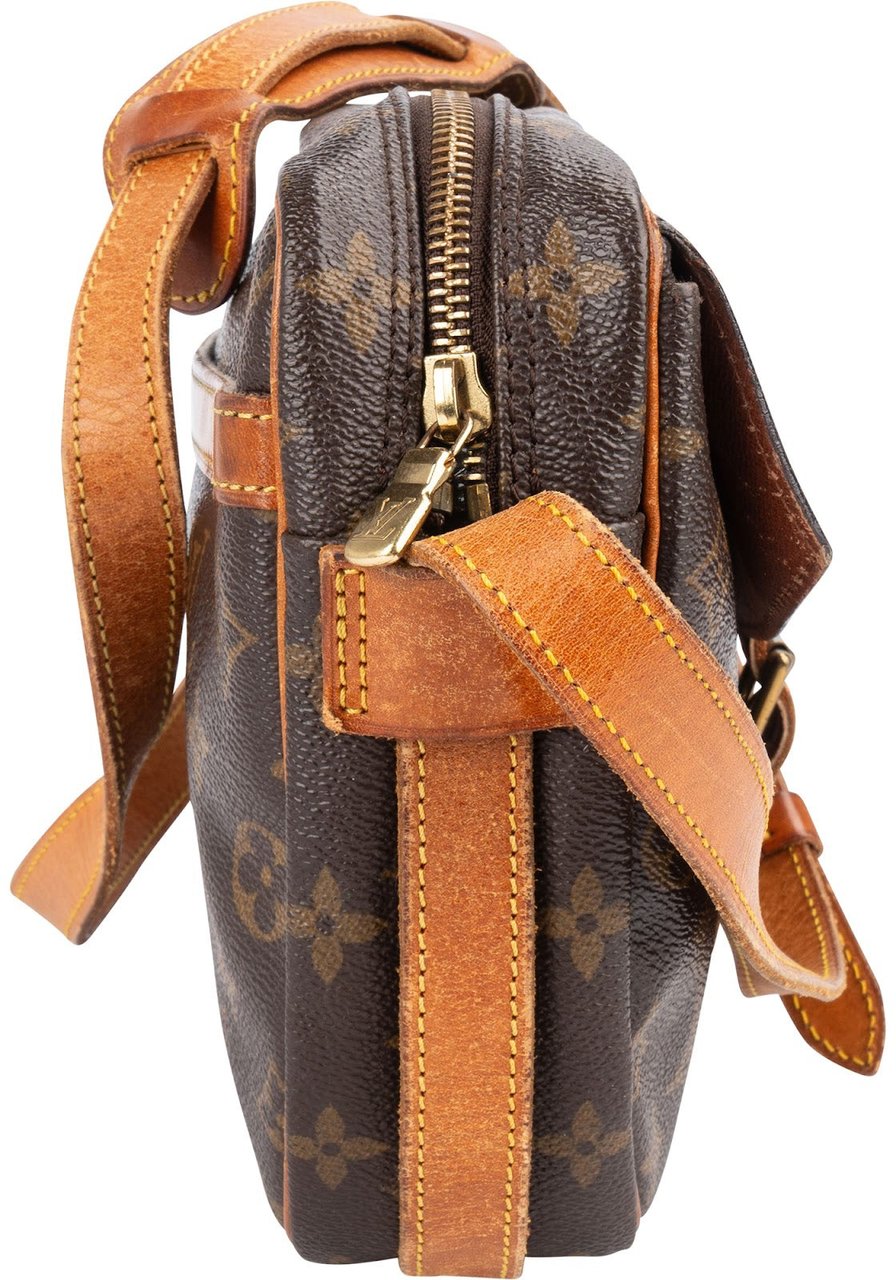 Louis Vuitton Louis Vuitton Monogram Canvas Jeune Fille GM Crossbody Bag Bruin