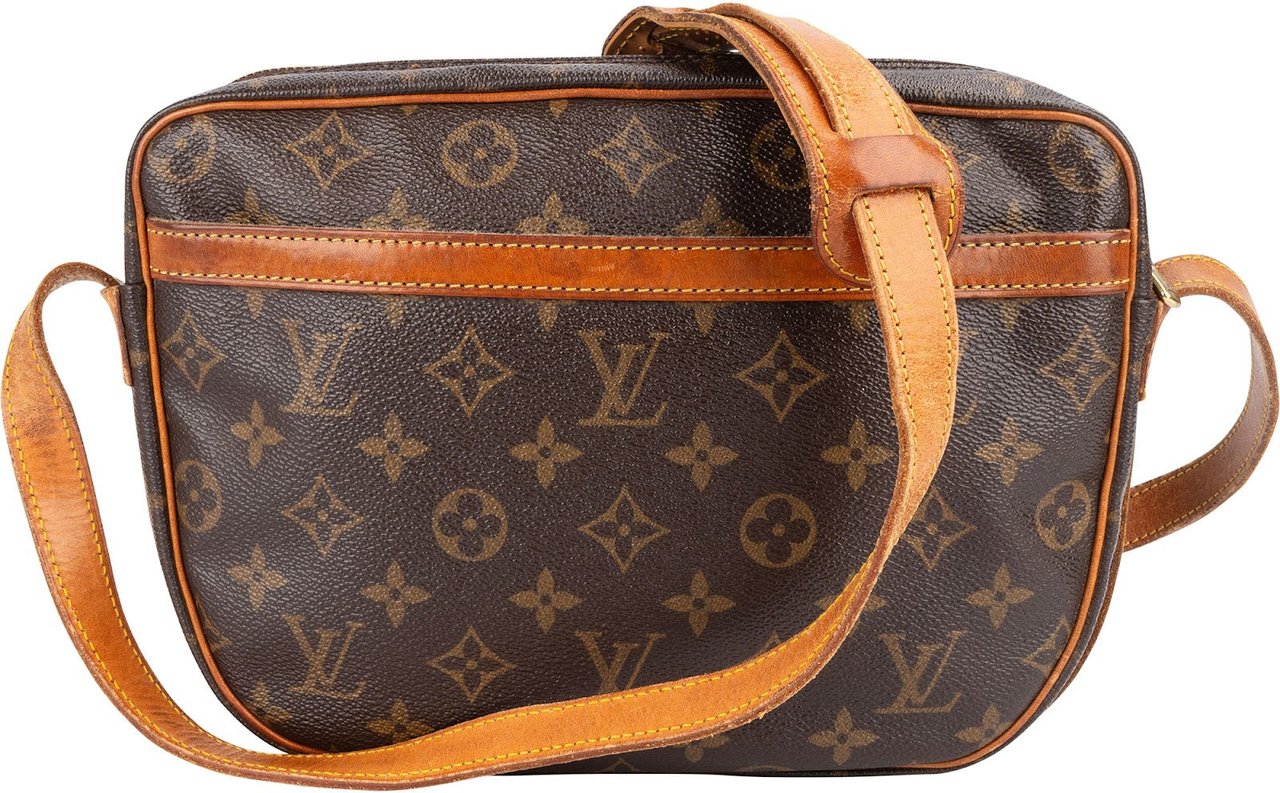 Louis Vuitton Louis Vuitton Monogram Canvas Jeune Fille GM Crossbody Bag Bruin