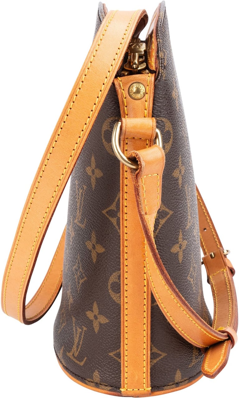 Louis Vuitton Louis Vuitton Monogram Canvas Drouot Crossbody Bag Bruin