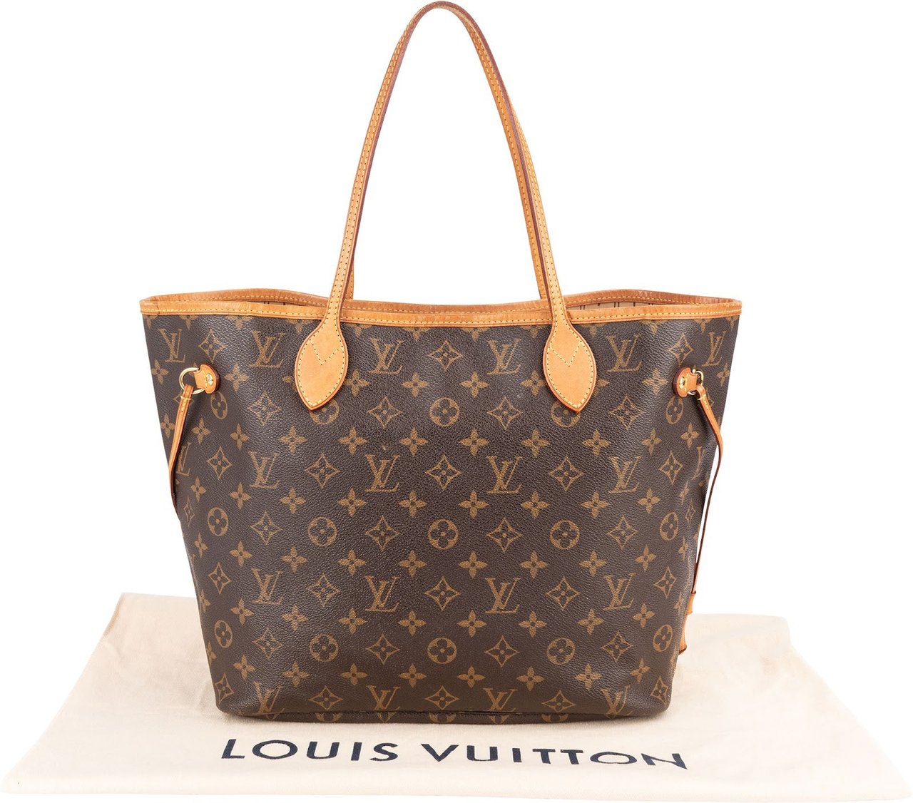 Louis Vuitton Louis Vuitton Monogram Canvas Neverfull MM Shoulder Bag Bruin