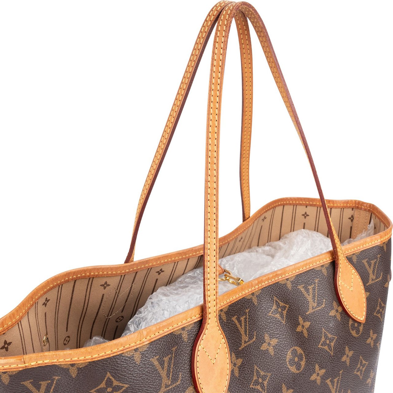 Louis Vuitton Louis Vuitton Monogram Canvas Neverfull MM Shoulder Bag Bruin