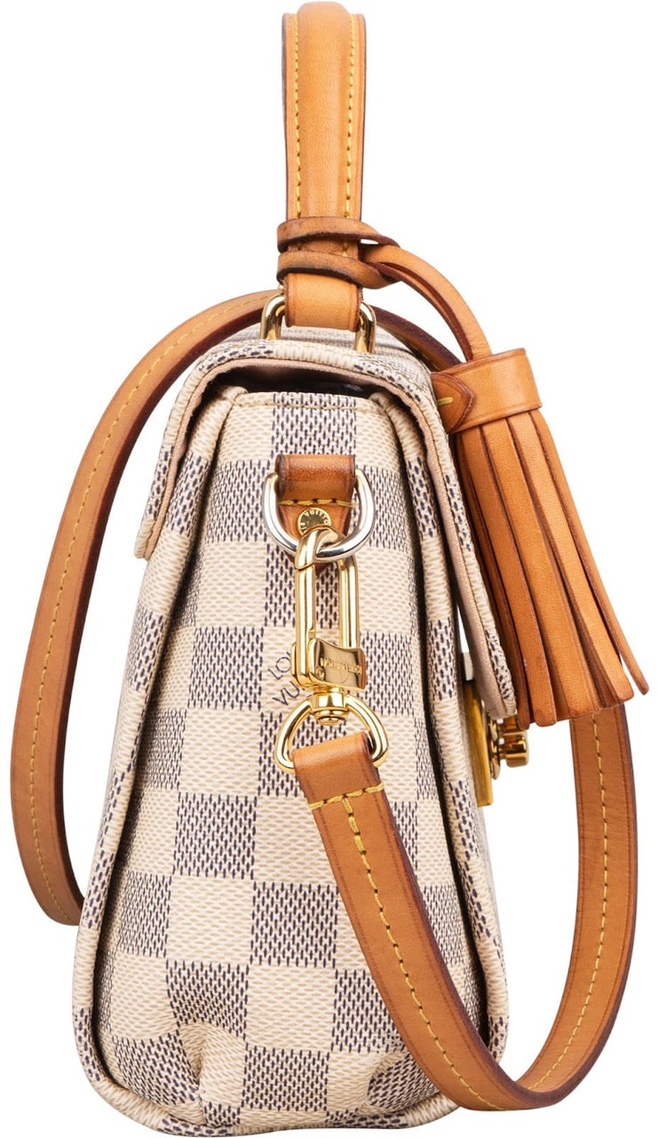 Louis Vuitton Louis Vuitton Monogram Damier Azur Croisette Handbag Wit