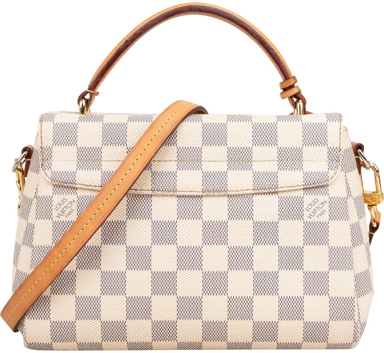 Louis Vuitton Louis Vuitton Monogram Damier Azur Croisette Handbag Wit
