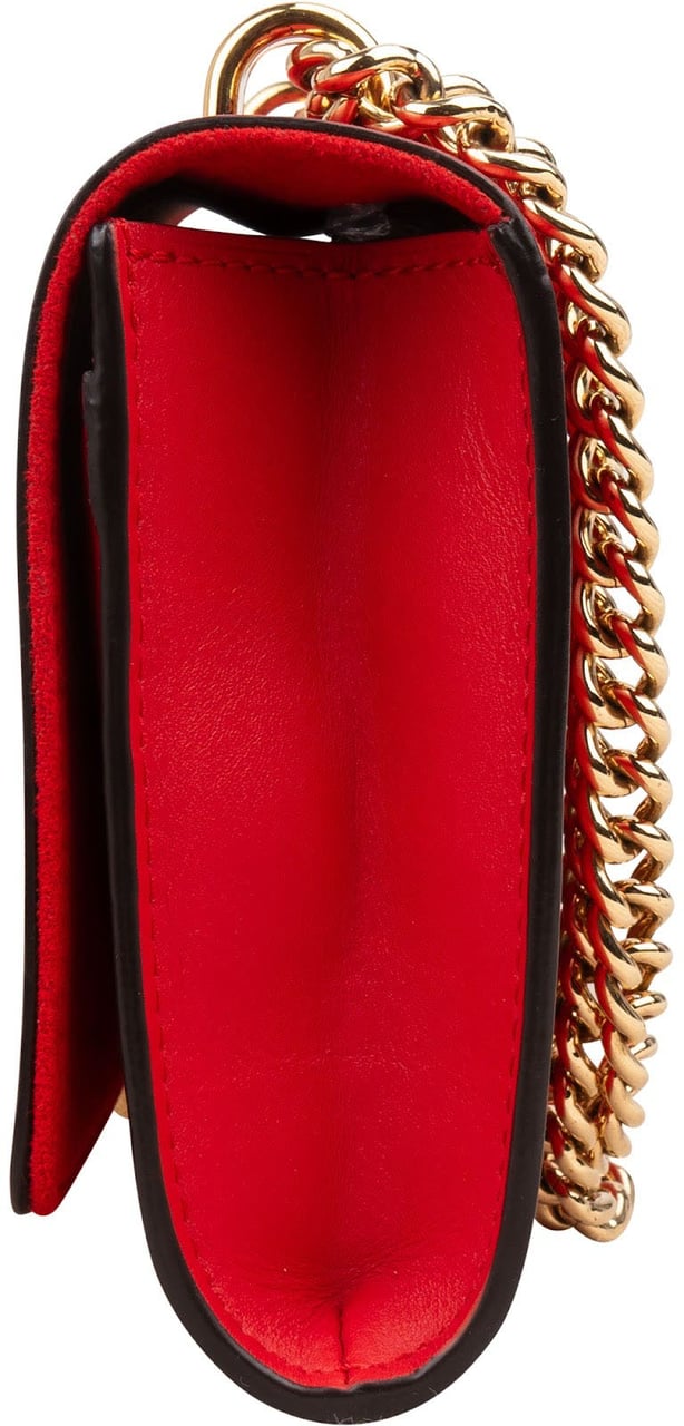 Louis Vuitton Louis Vuitton Rouge Leather Louise MM Crossbody Bag Rood