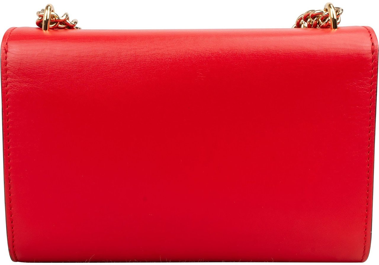 Louis Vuitton Louis Vuitton Rouge Leather Louise MM Crossbody Bag Rood