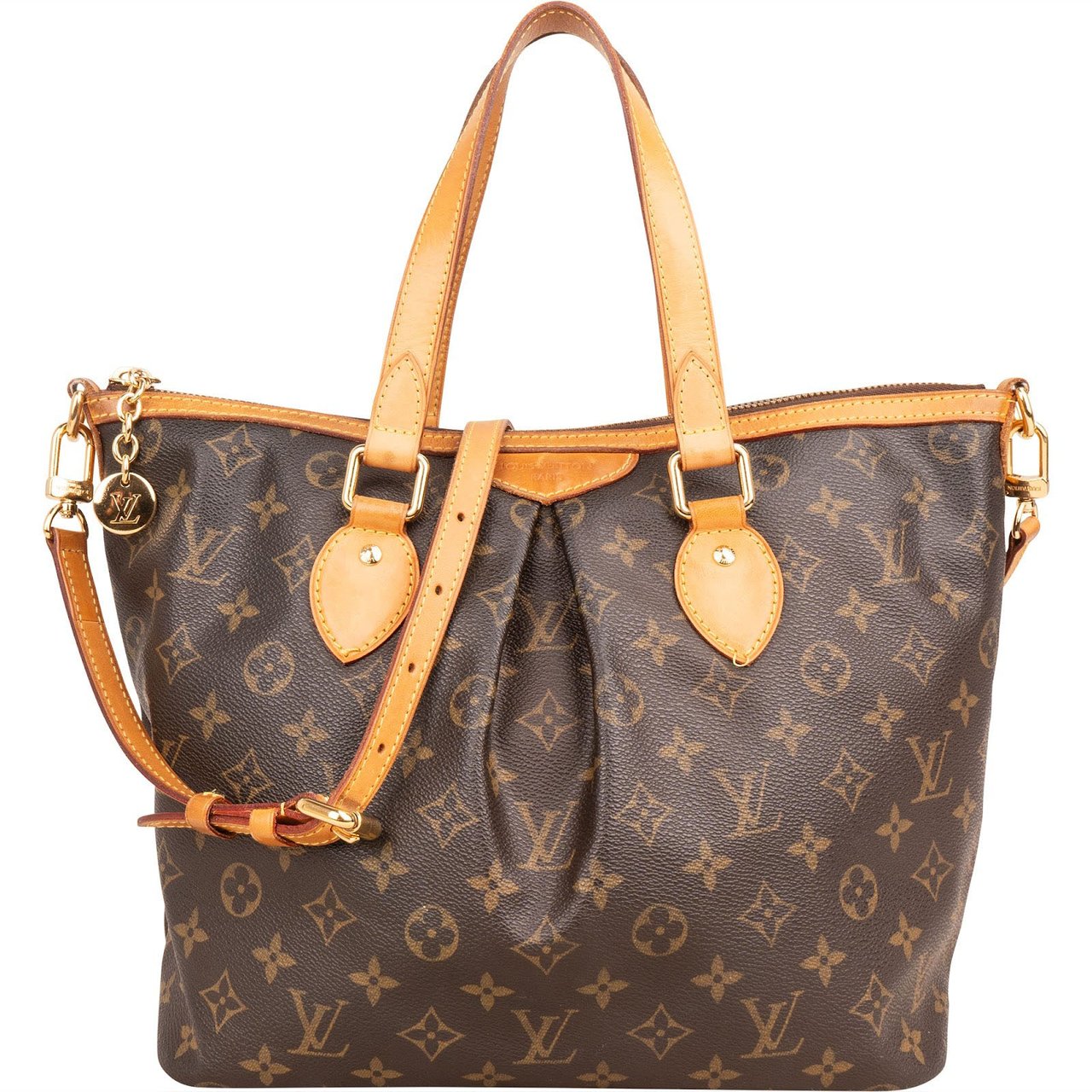 Louis Vuitton Louis Vuitton Monogram Canvas Palermo PM Handbag Bruin