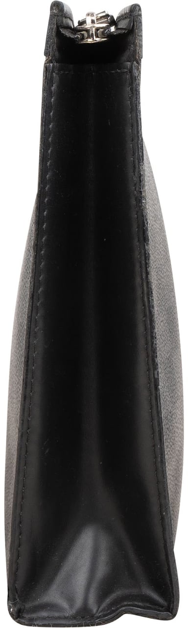 Louis Vuitton Louis Vuitton Monogram Damier Graphite Pochette Voyage MM Clutch Zwart