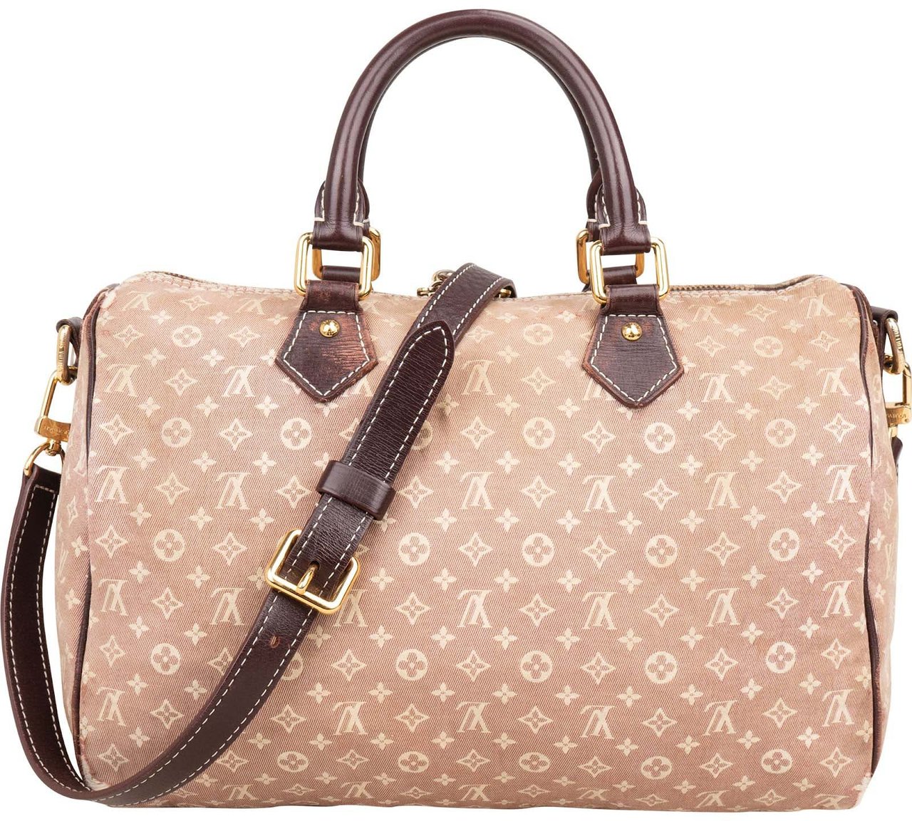 Louis Vuitton Monogram Mini Lin Speedy 30 Bandoulière Handbag Divers