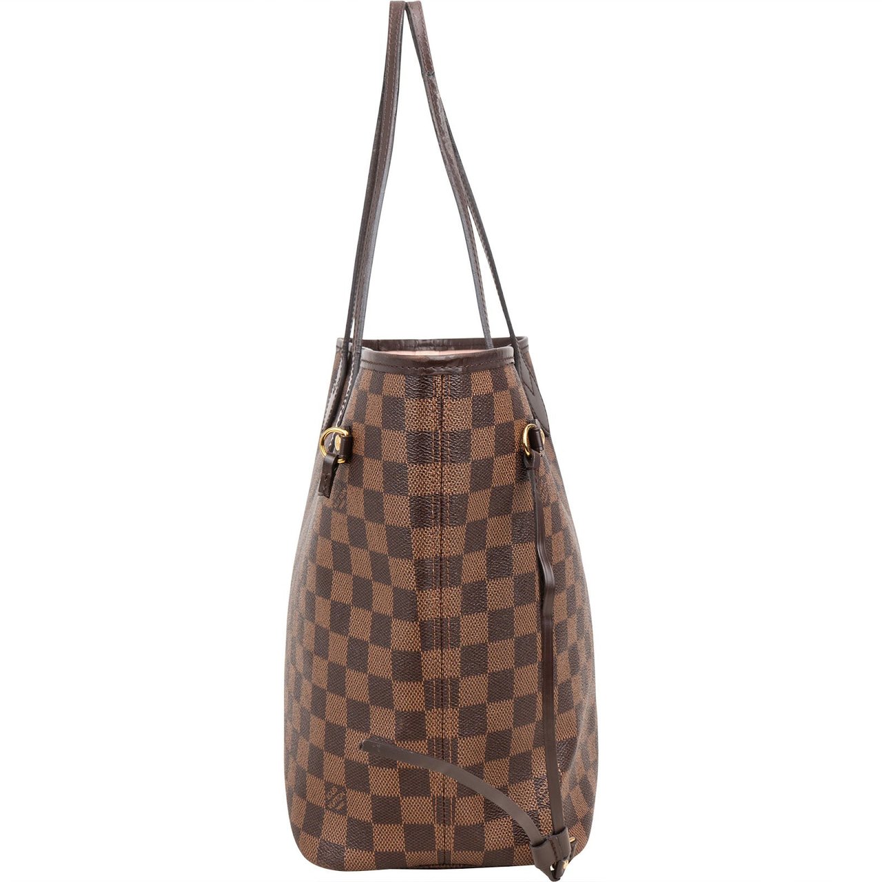 Louis Vuitton Louis Vuitton Monogram Damier Ebene Canvas Neverfull MM Shoulder Bag Bruin
