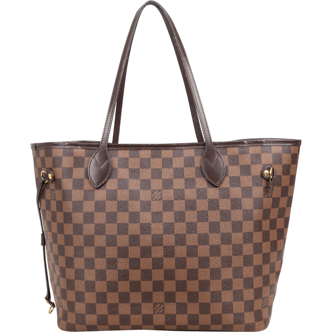 Louis Vuitton Louis Vuitton Monogram Damier Ebene Canvas Neverfull MM Shoulder Bag Bruin